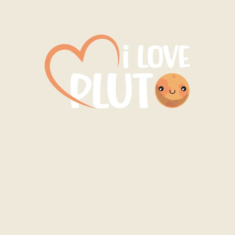 I Love Pluto Dwarf Planet Solar System Astronomer