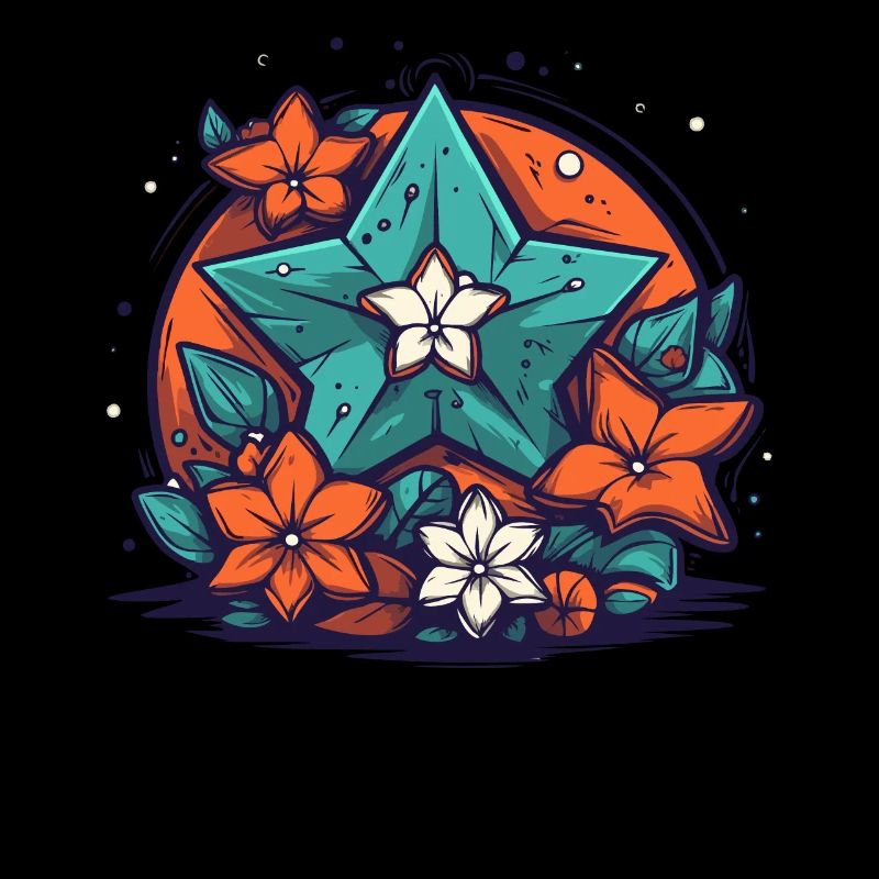 Étoiles et fleurs