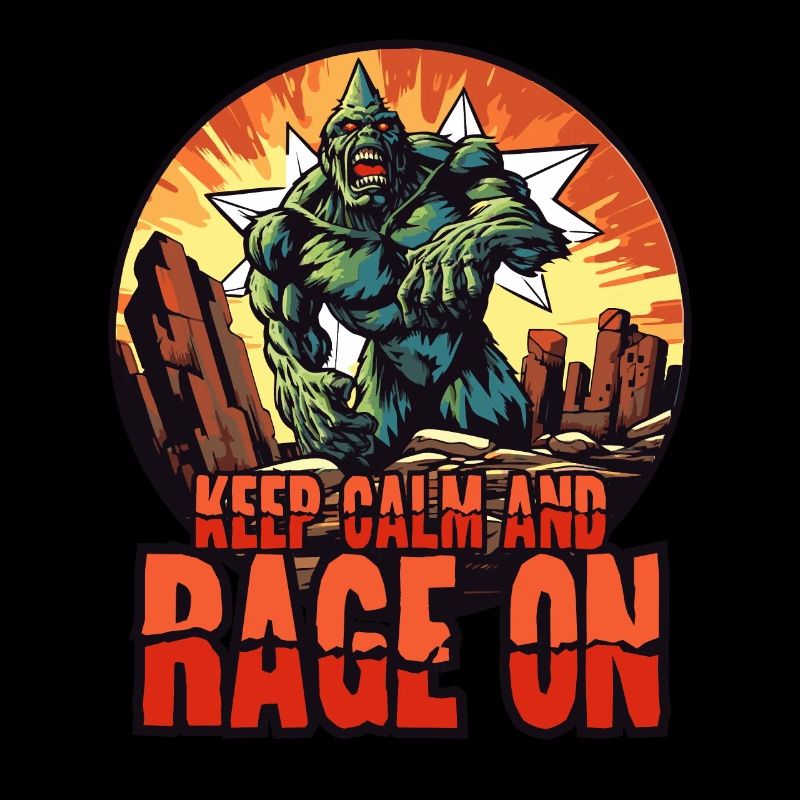 Keep calm and keep raging, monster rage
