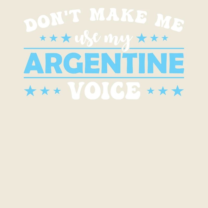 Don't force me to use my Greek voice