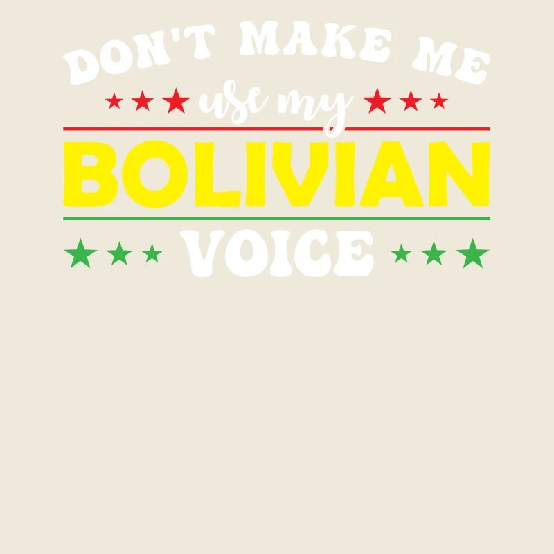 Ne me forcez pas à donner mon bolivien