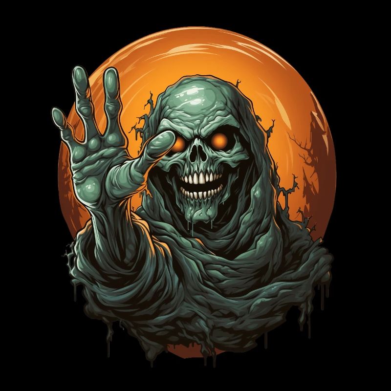 Halloween Emerging Hands Spooky Pumpkin