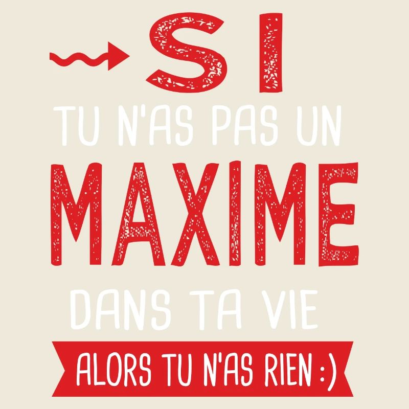 Maxime Si tu n as pas un maxime Cadeau Humour