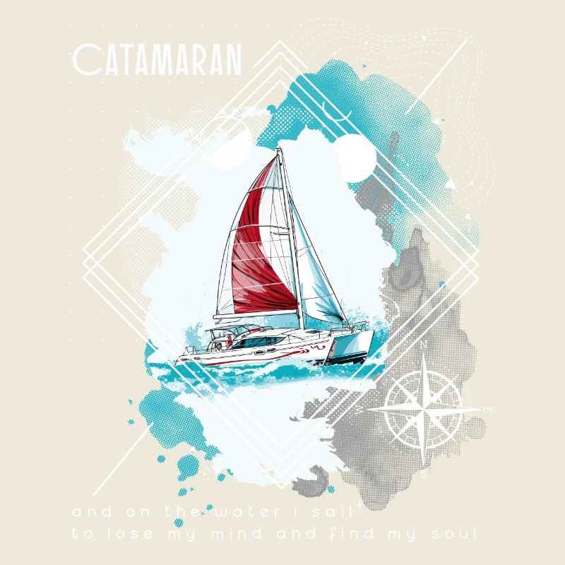 Catamaran boat sailboat sailing sailor