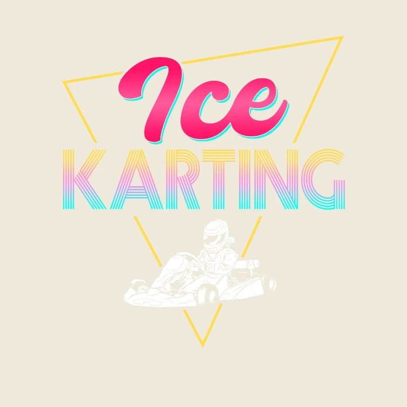 80er Jahre Retro Eiskart Design