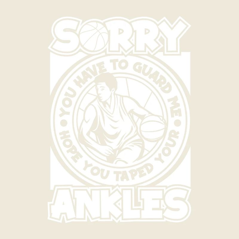 Désolé que vous deviez me protéger basketteur basket-ball