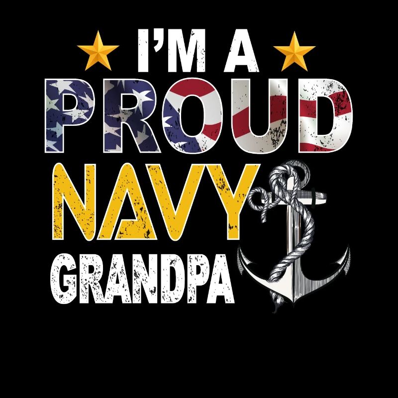 Proud Navy Grandpa - Stolzer Navy Opa
