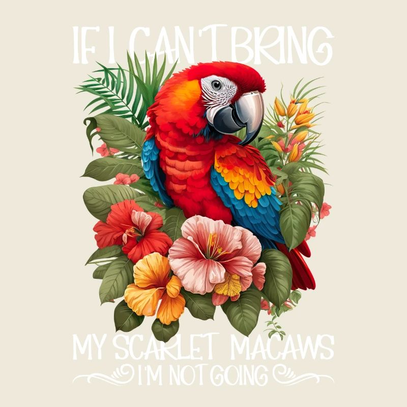 Si je n'apporte pas mes aras écarlates