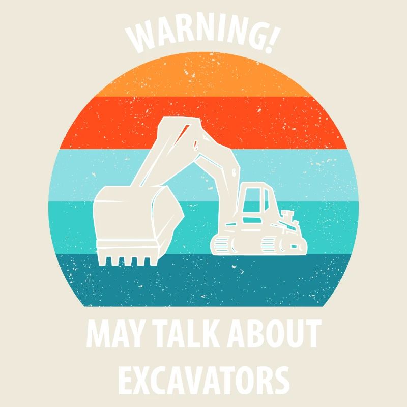 Bagger Baggerfahrer Baggerwagen