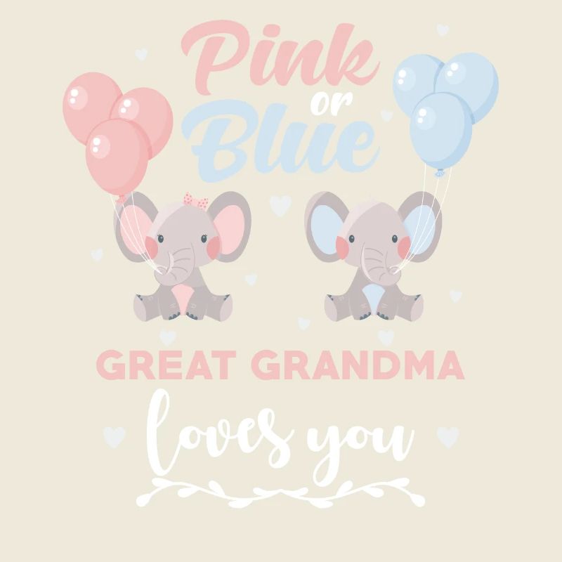 Rosa Oder Blauer Urgroßmutter Elefant