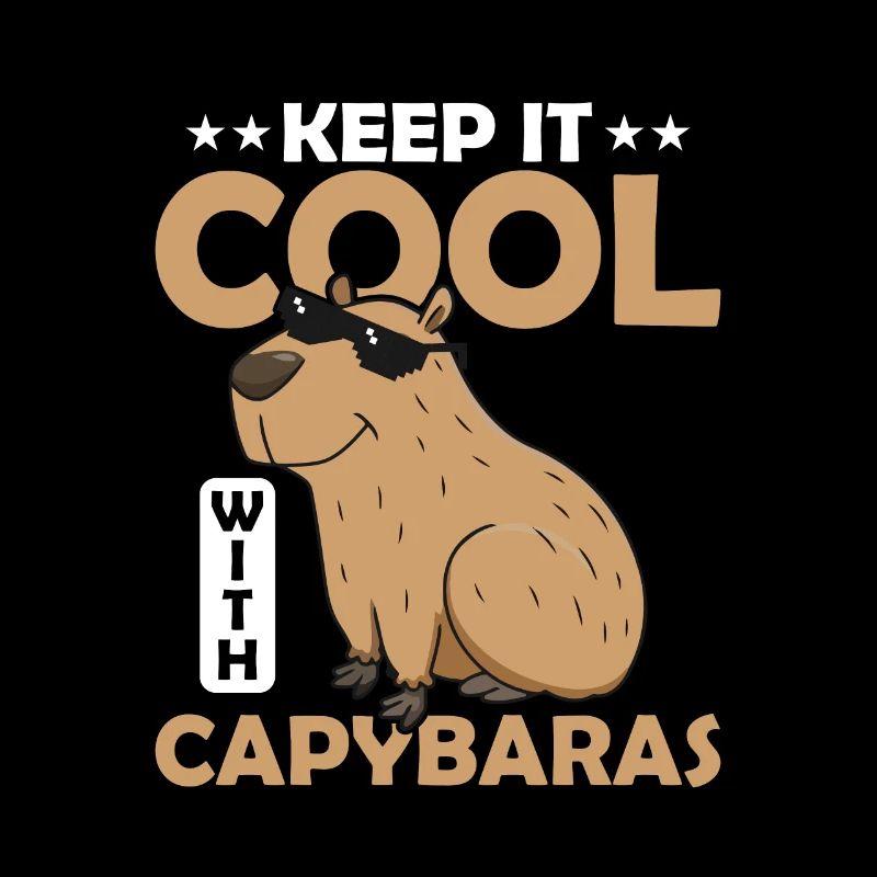 Keep It Cool With Capybaras Capibara Owner Rodent
