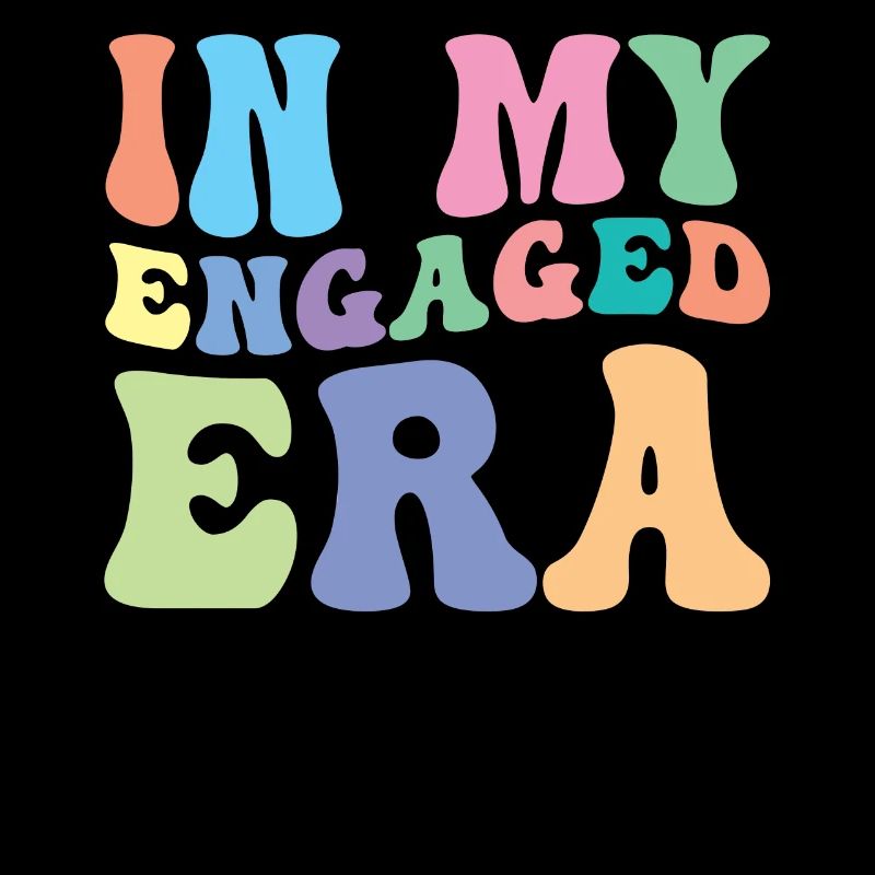 Verlobung Retro Groovy Verlobte