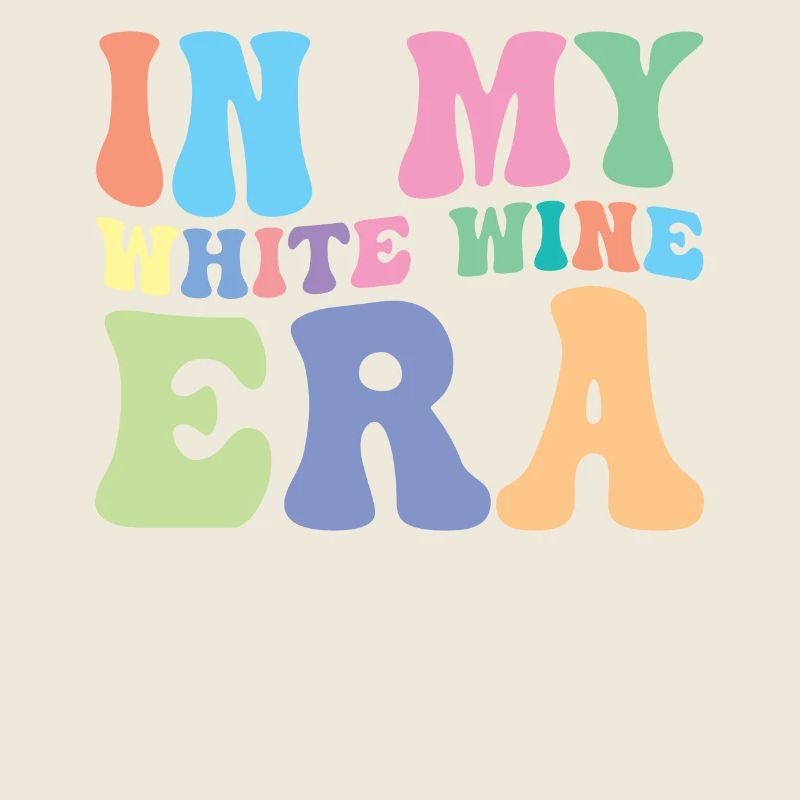 Vin blanc Retro Groovy Dans le mien