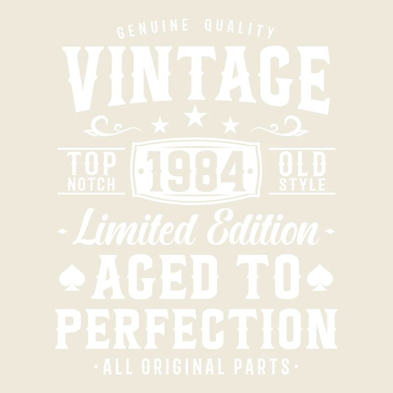 Retro Geschenk 1984 40 Jahre