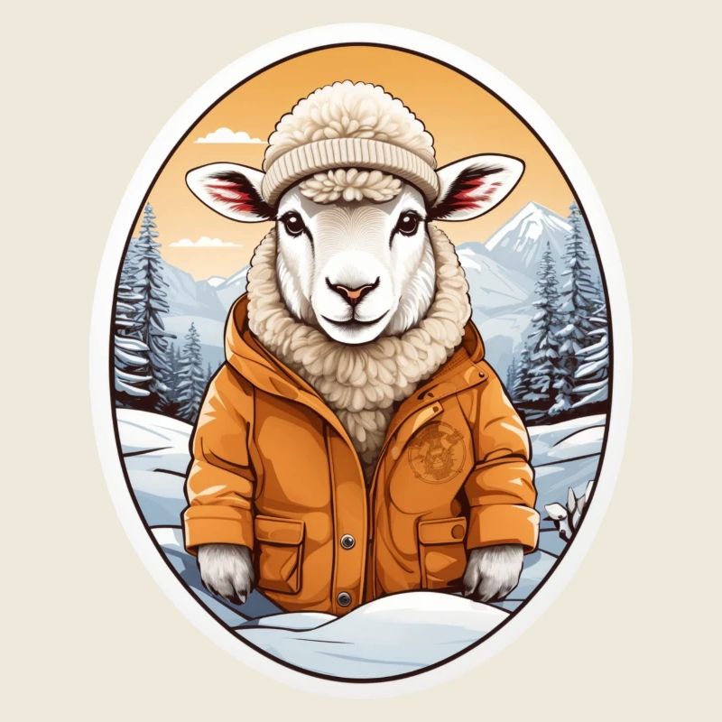 Cute cuddly sheep