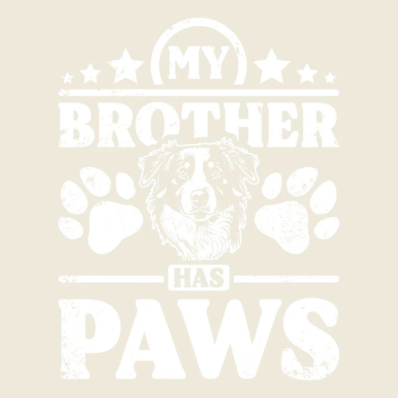 My brother has paws border collie