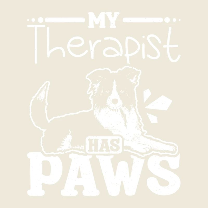 My therapist has paws border collie