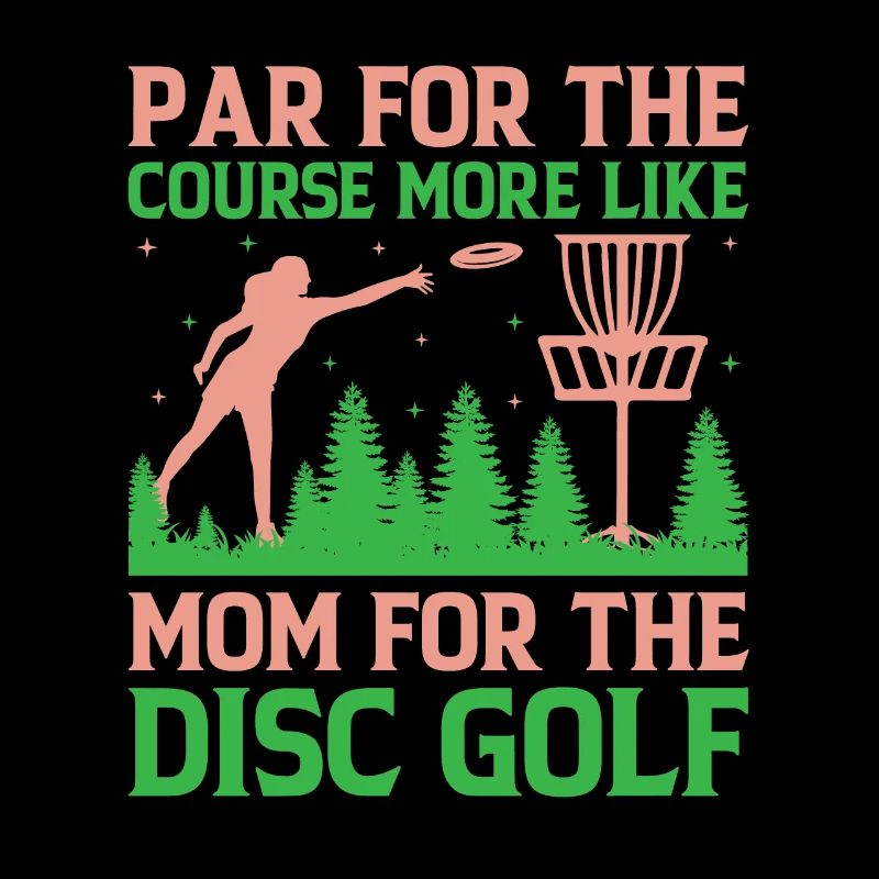 Disc Golf Player Disc Golfer Frisbee Player Par Pu