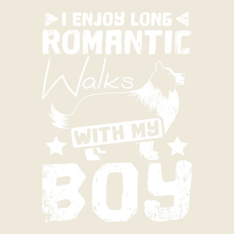 Long romantic walks with my border collie boy