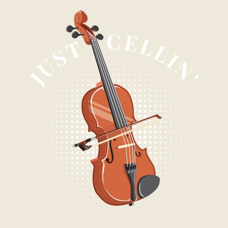 Violoncelle Just Cellin Funny Cello Player Cadeau