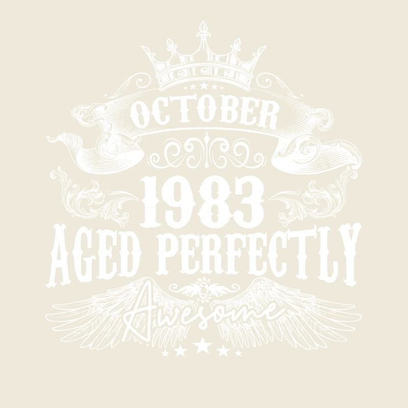 1983 | Oktober 1983 Geburtstag Perfekt gealtert