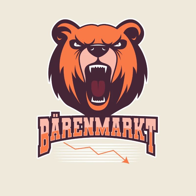 Marché baissier Trader boursier Marché boursier