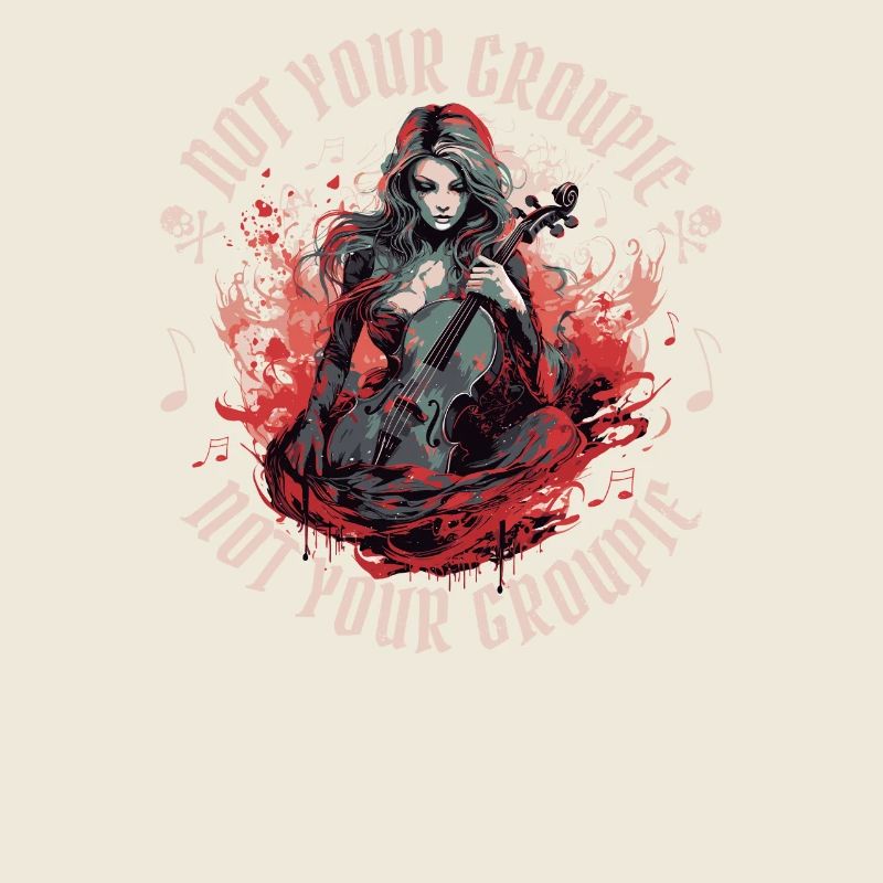 Cello Player Cellist Gothic Witchcraft Funny