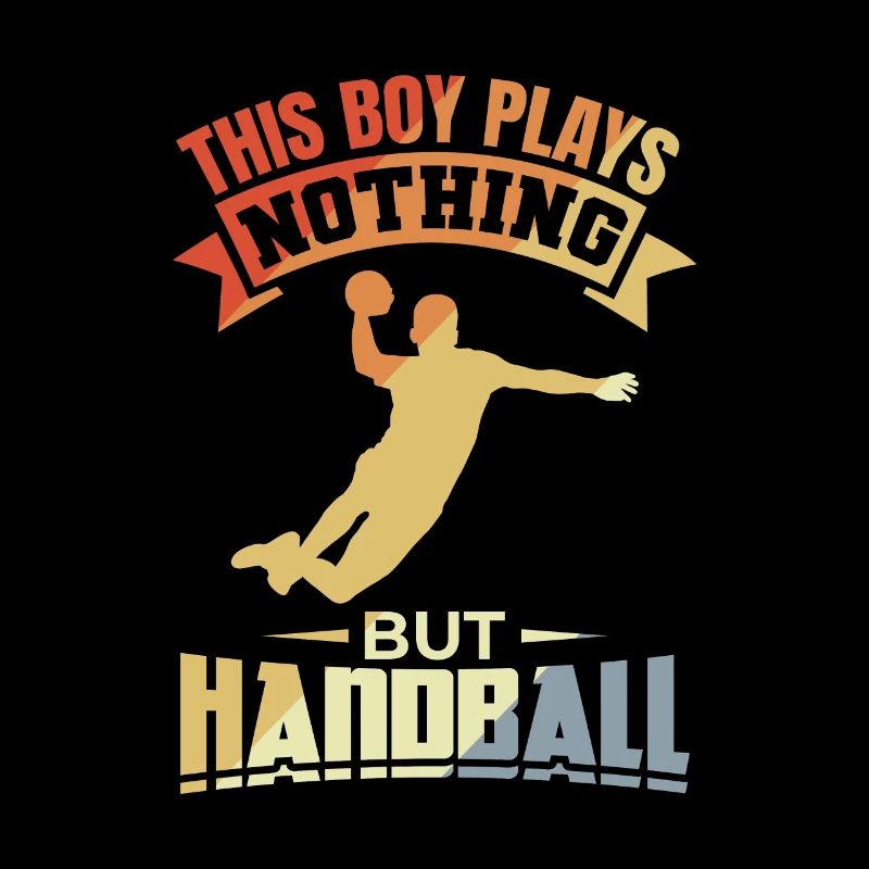 Boy plays nothing but handball