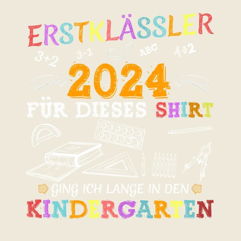 Erstklässler lange im Kindergarten 2024 Geschenk
