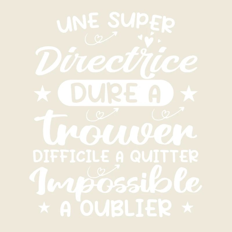 Une Super Directrice - Cadeau Directrice