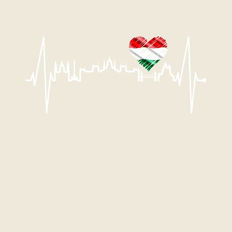 Budapest Skyline Heartbeat Hungary Heart Budapester