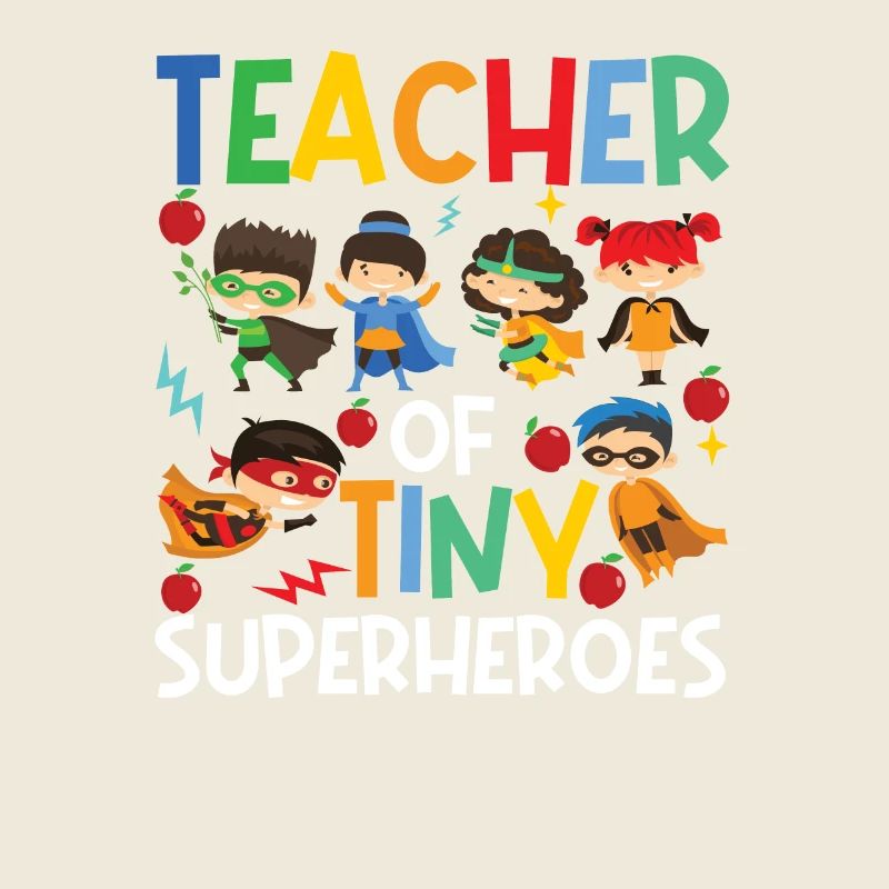Tiny Superhero Teacher Funny