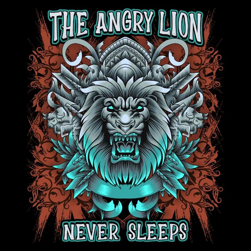 Lion Saying, Mythological Lion, Lion Head