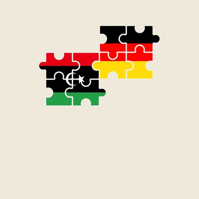 Libya Germany Flag German Libyan