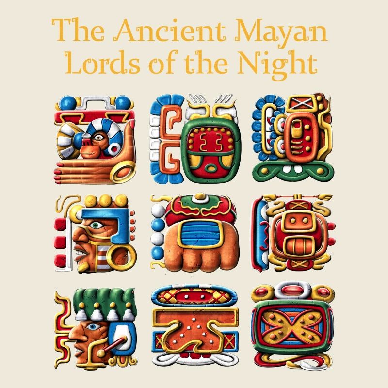 Glyphes mayas anciens