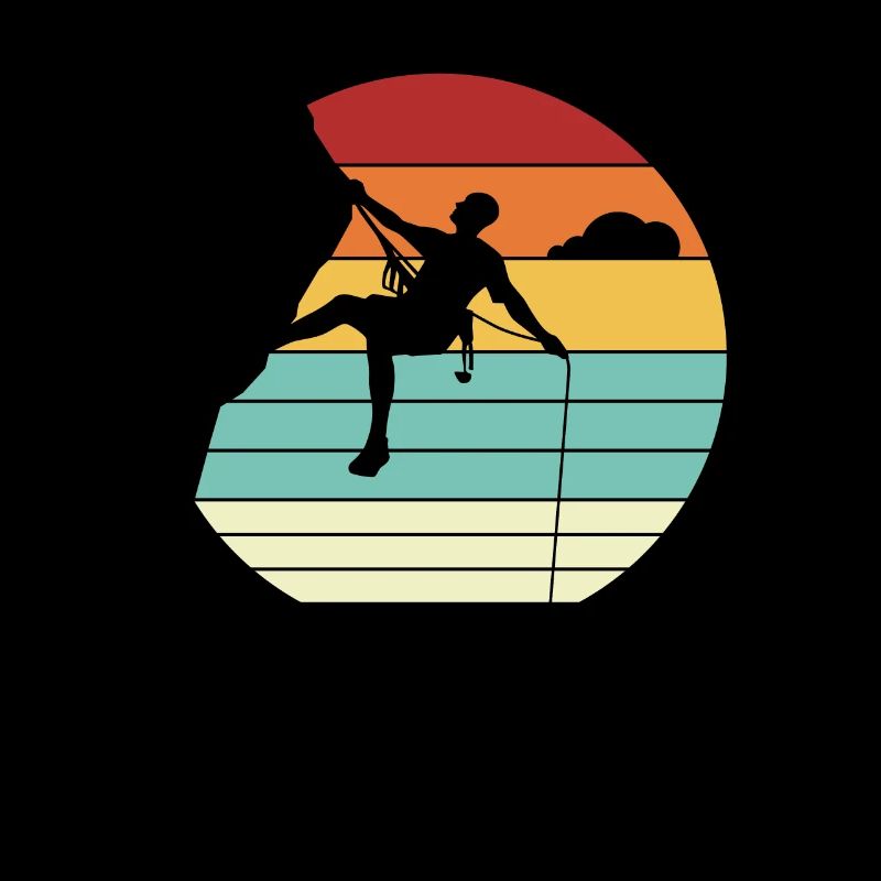 Retro Speed Climbing Alpine Climbing Sport Climbing