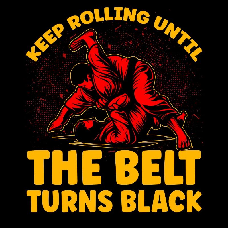 Keep rolling until the belt turns black