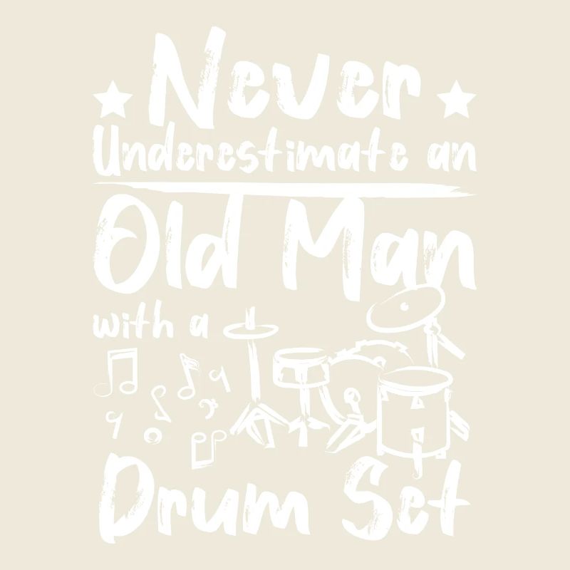 Never underestimate an old man with a drum set