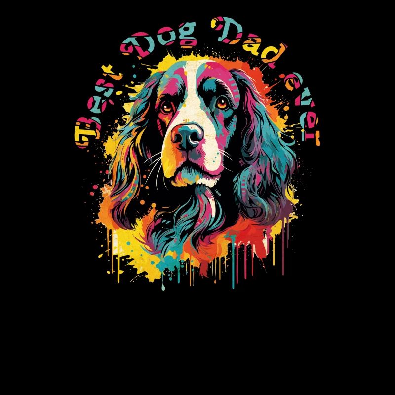 Hunde-Papa Hunderasse Englisch Springer-Spaniel