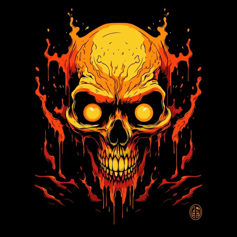 Ugly and Evil: Horror Skull