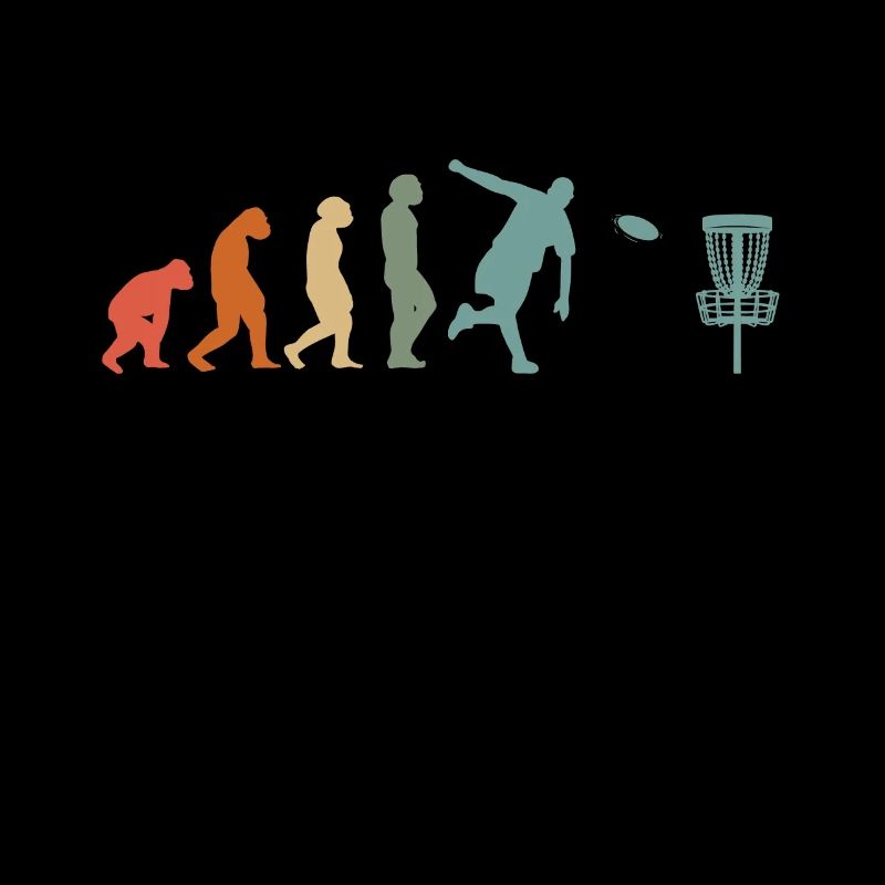 Disc Golf Player Disc Golfer Game Vintage