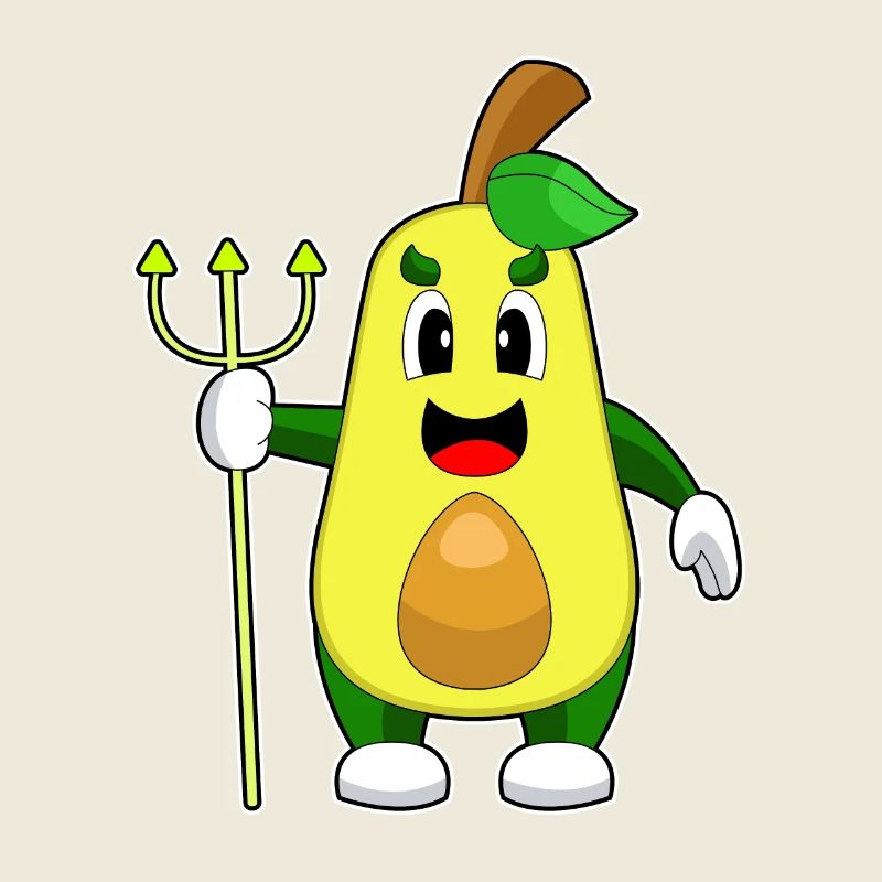 Avocat Halloween Devil