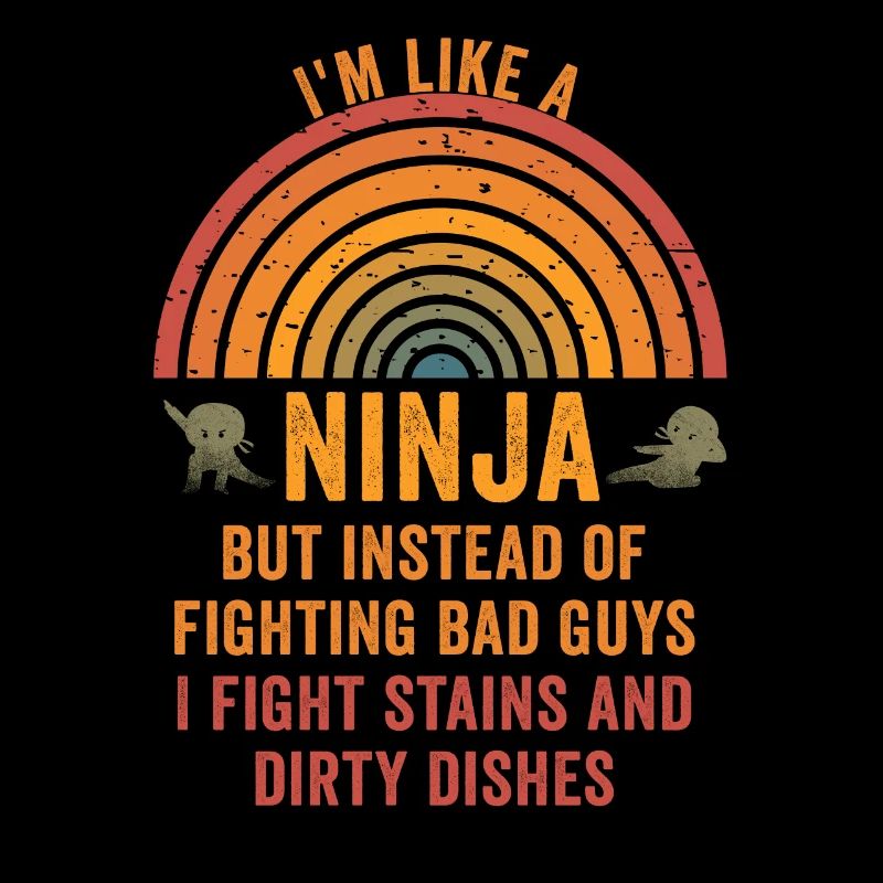 Wie eine Ninja-Hausfrau