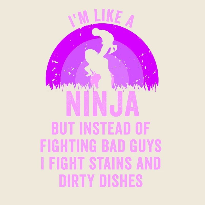 Wie eine Ninja-Hausfrau