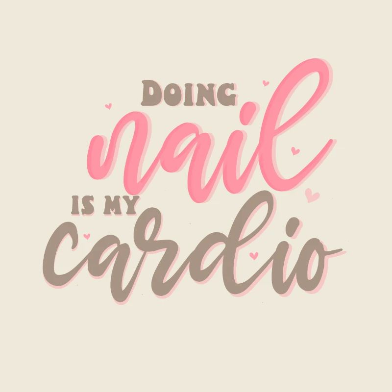 Doing nail is my cardio technician manicurist tech