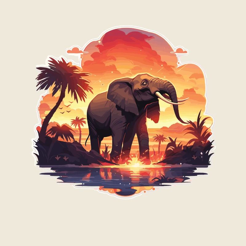 Elefant Elefanten Dickhäuter Tier Afrika Safari