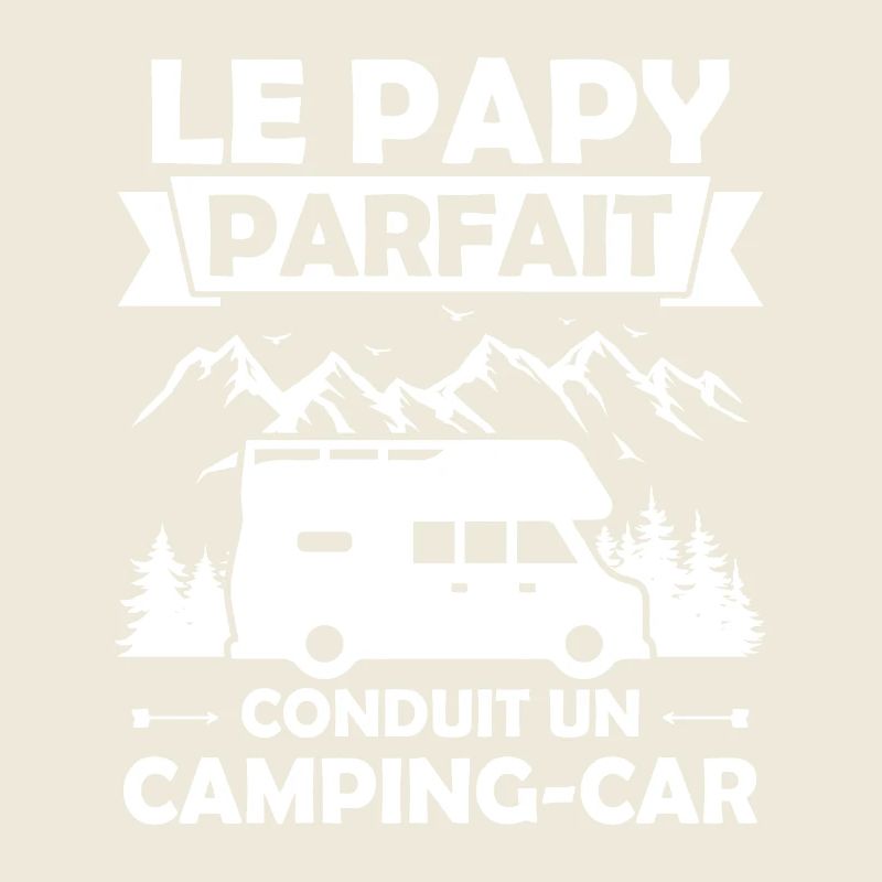 Le papy parfait conduit un camping car