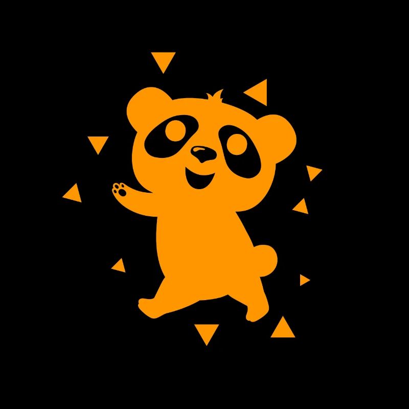 Ours - Panda Dansant Forêt, Nature, Liberté, Sauvage