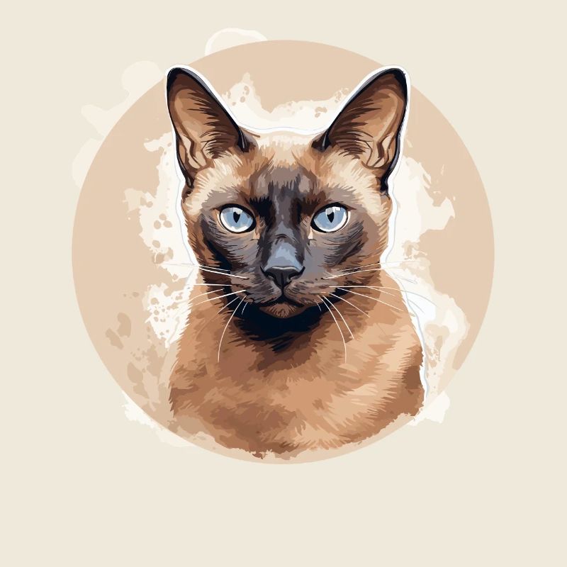 Chat birman Birmanie Katze