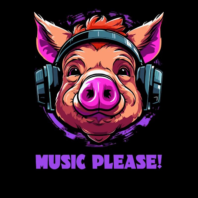 More music, please, a happy pig